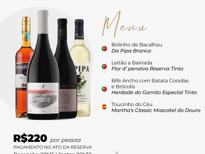 Jantar Harmonizado – Maio 2025