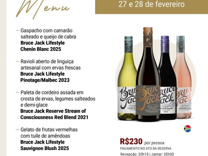 Jantar Harmonizado – Fevereiro 2026